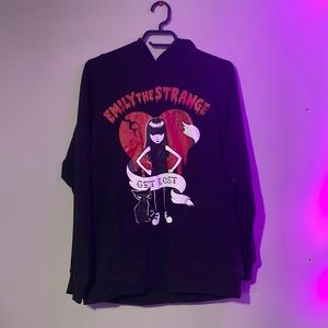 Emily The Strange Hoodie Womens L